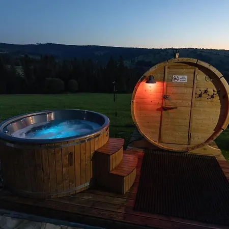 Witowianskie Z Kominkiem, Jacuzzi I Sauna Chalet *
