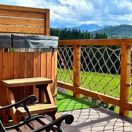 Witowianskie Domki Private Jacuzzi & Mountain View Near Zakopane Шале