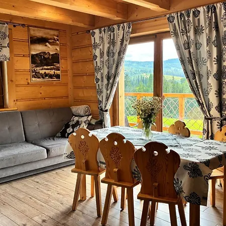Witowianskie Domki Private Jacuzzi & Mountain View Near Zakopane Шале Dzianisz
