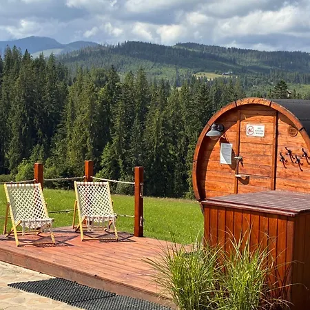Witowianskie Domki Private Jacuzzi & Mountain View Near Zakopane Шале Dzianisz