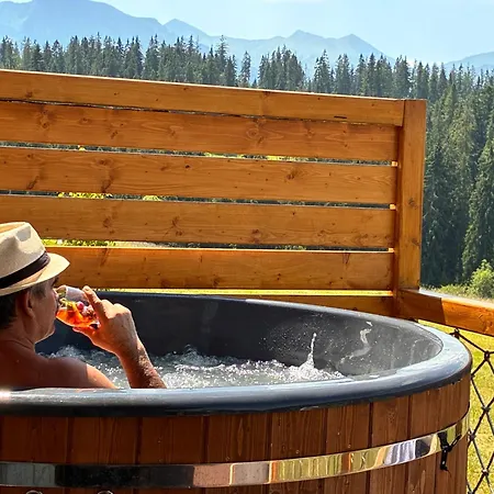 Witowianskie Domki Private Jacuzzi & Mountain View Near Zakopane Шале